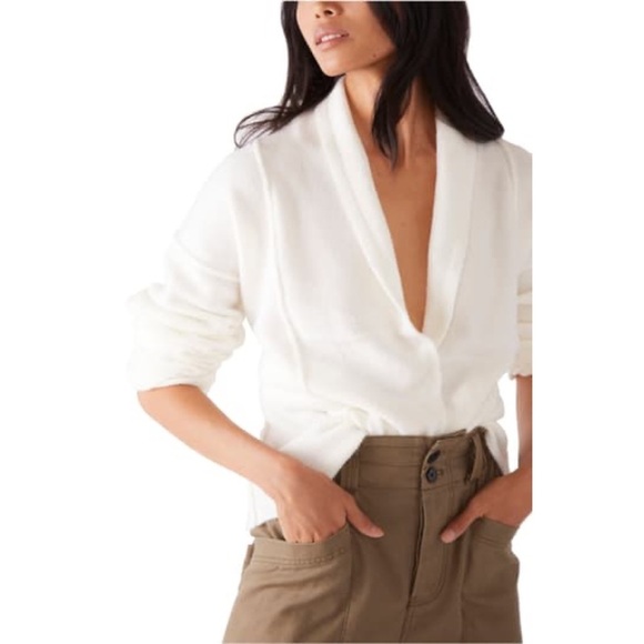 Free People Touch the Sky Surplice neck Sweater S